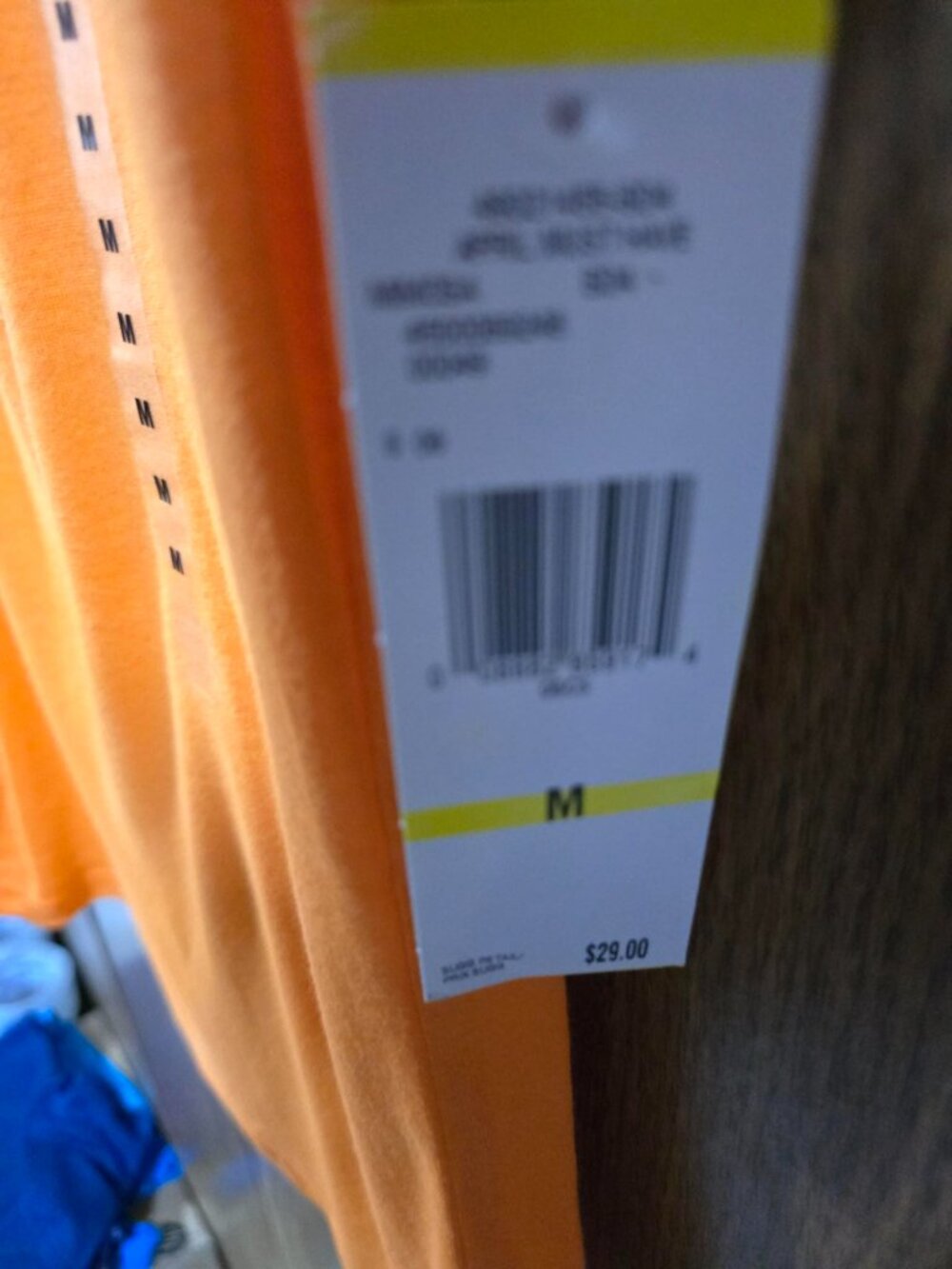 Jones New York Solid Orange Pullover Top Lace Collar & Sleeves - Picture 4 of 4